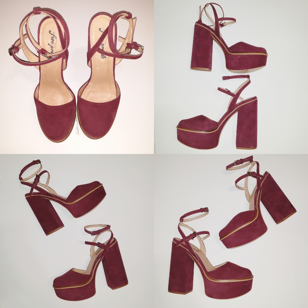NEW Free People Twin Sundown Platform Shoes - Picture 7 of 13